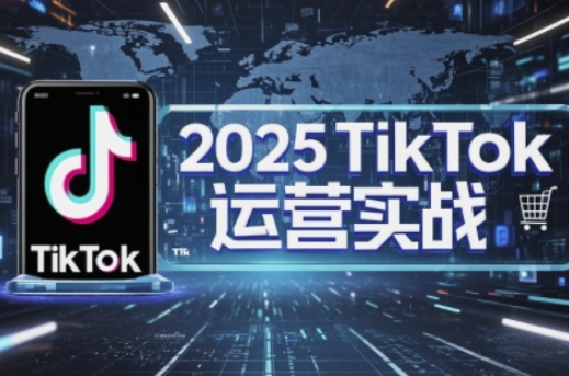 2025TikTok电商运营，掌握TikTok店铺运营核心技巧，实现低成本高转化-笑笑轻创