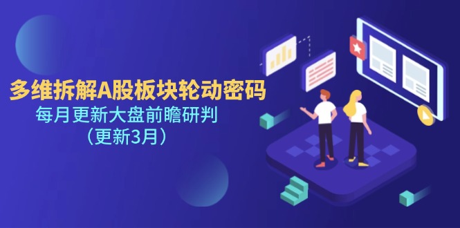 (14213期)多维拆解A股板块轮动密码,每月更新大盘前瞻研判(更新3月)-笑笑轻创