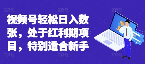 视频号轻松日入数张，处于红利期项目，特别适合新手-笑笑轻创