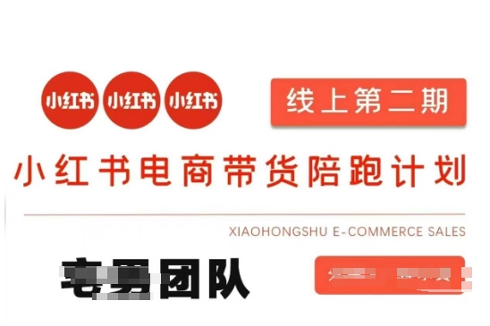 小红书电商带货课2期，月利润20个的小红书电商的有货源，无货源，虚拟产品，付费投流等整套玩法-笑笑轻创